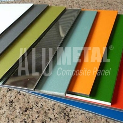 3mm AA3003 PE الألومنيوم المركب لوحة طباعة سطح المرآة