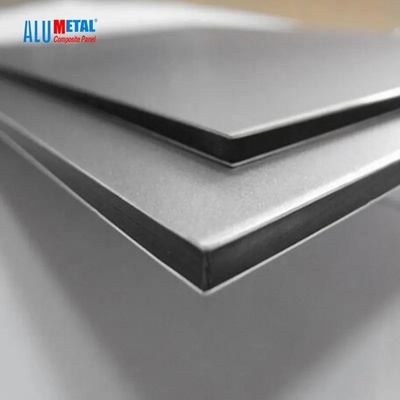 لوح الألمنيوم المركب PVDF المعاصر ISO9001 لوح الألمنيوم المركب 4 مم