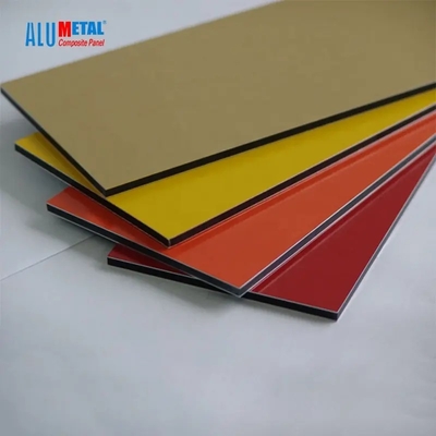 لوح الألمنيوم المركب PVDF ACM ACM Dibond الكسوة الخارجية للهندسة المعمارية