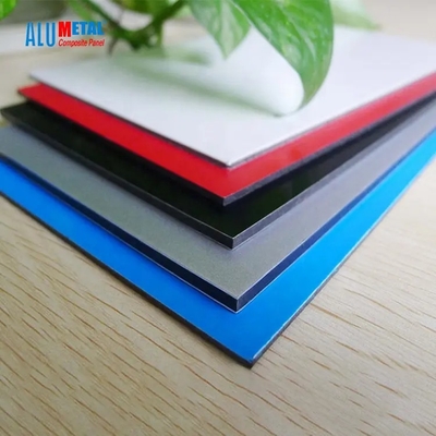 Alumetal Silver PVDF ACP منتجات واجهات ألواح الألمنيوم المركبة