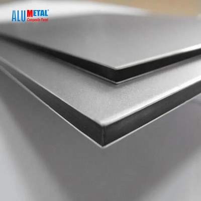 Alumetal Silver PVDF ACP منتجات واجهات ألواح الألمنيوم المركبة