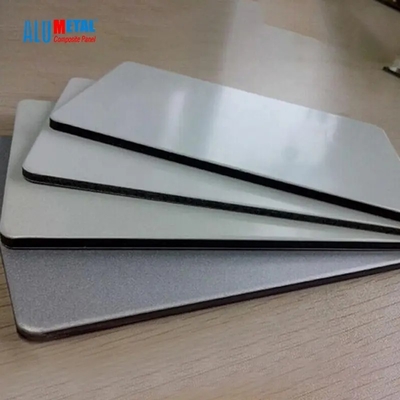 Alumetal Silver PVDF ACP منتجات واجهات ألواح الألمنيوم المركبة