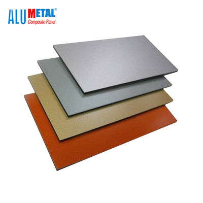 1220x2440mm نحى PVDF لوح ألومنيوم مركب 5mm AA1100