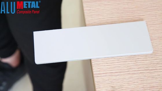 1220 مم ACM خارجي مقاوم للحريق من الألومنيوم المركب لوحة 4 مم مضاد للبكتيريا SGS