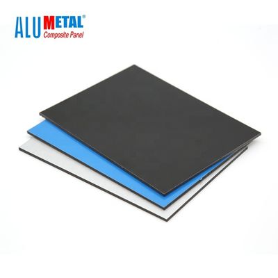 6mm Dibond 1500 X 4000mm PE لوحة الألومنيوم المركب لوحة ساندويتش نانو مقاومة للحريق