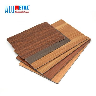 4mm 5800mm لوح الألمنيوم المركب الخشبي لوح الألمنيوم المركب FEVE