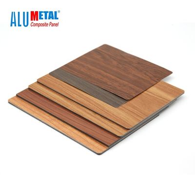 4mm 5800mm لوح الألمنيوم المركب الخشبي لوح الألمنيوم المركب FEVE