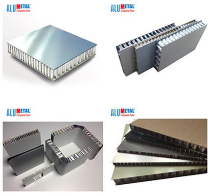 4 × 8 500 مم 10000 مم ألومنيوم قرص العسل البحرية 4 مم لوحة ساندويتش SGS