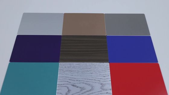 0.50 مم B1 لوحة الألومنيوم المركبة المقاومة للحريق 3000 مم طلاء PVDF
