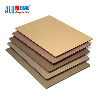 3 مم الصلب PVDF Acm الألومنيوم المركب لوحة النحاس ناكروس 1250 مم