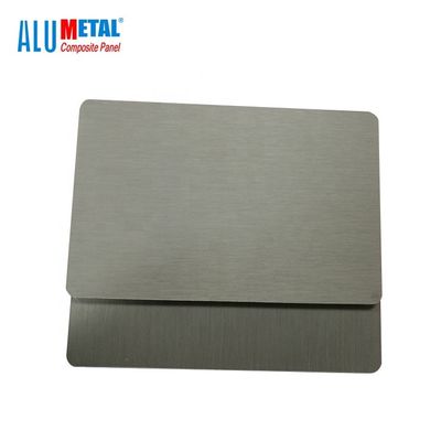 3 مم لوحة معدنية بلاستيكية مركبة Vmzinc الألومنيوم الكسوة داخلي 0.7 مم