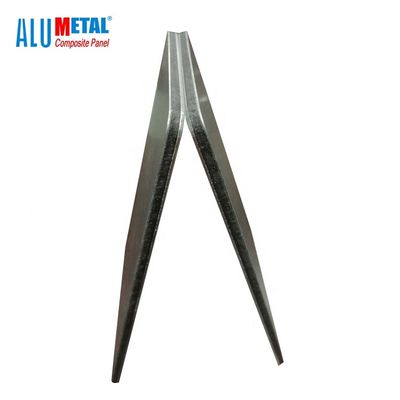 PVDF المطلي بـ ACM المعدني المركب لوح 0.55 مم Elzinc 960mm مضاد للجراثيم