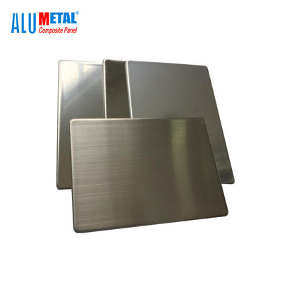 دليل على العفن 5000 مم الفولاذ المقاوم للصدأ لوحة الألومنيوم البلاستيكية المركبة FEVE 1220mm AA1100