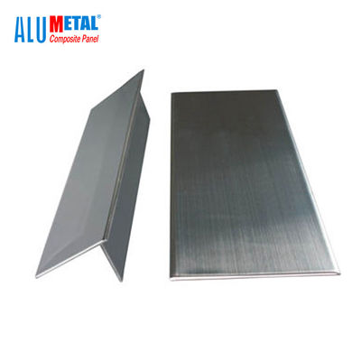 0.3mm 1220mm لوحة معدنية مركبة مقاومة للتآكل PVDF لوحات الحائط المعدنية الخارجية