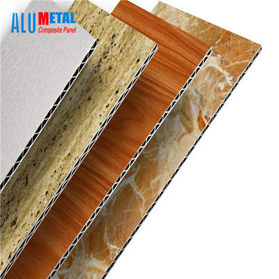 3D الخارجية المثقبة 1220mm الألومنيوم المموج لوحة ACM الألومنيوم المركب لوحة 8mm