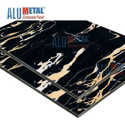 5mm 1570mm رخام ألومنيوم مركب لوح خارجي جدار لوح طلاء PVDF