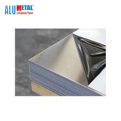 1220x2440mm صفائح الكسوة الألومنيوم 4 مم مقاومة الطقس غير قابلة للكسر الأساسية AA3003