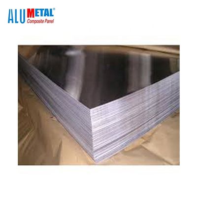1220x2440mm صفائح الكسوة الألومنيوم 4 مم مقاومة الطقس غير قابلة للكسر الأساسية AA3003