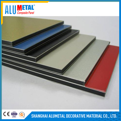لوح الألمنيوم المركب PVDF الخارجي 2000 مم الطراز الحديث