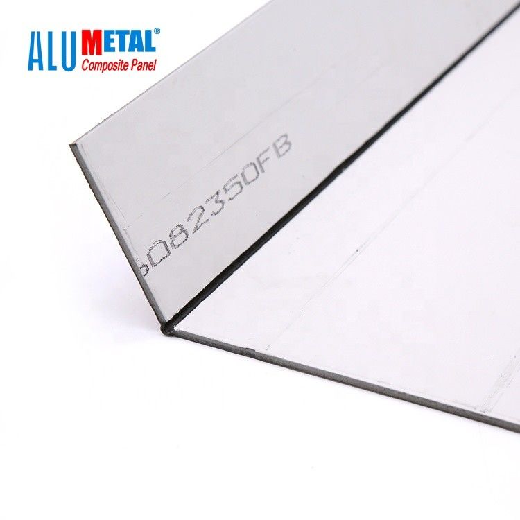Dibond 3mm PVDF الألومنيوم المركب لوحة ACP ورقة مرآة بأكسيد السطح للإعلان