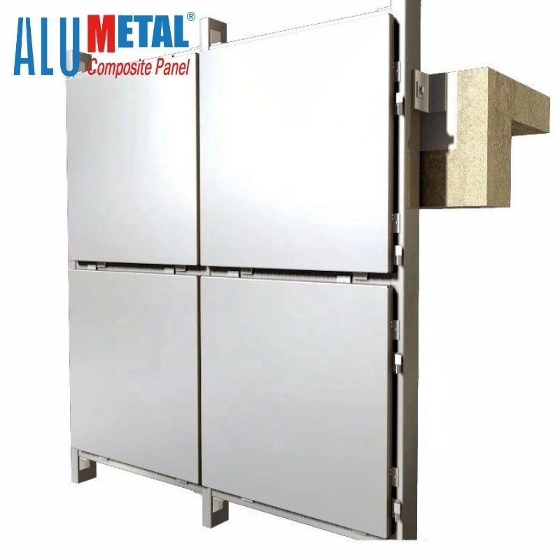 AA1050 صفائح الألمنيوم الملون 10 مم لوحة معدنية مركبة 4x8